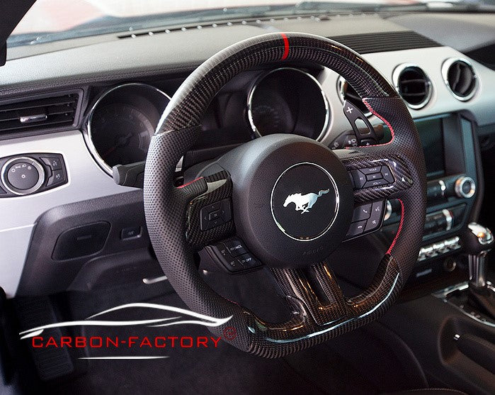 Ford Mustang 2019+ Custom Carbon Fibre Steering Wheel