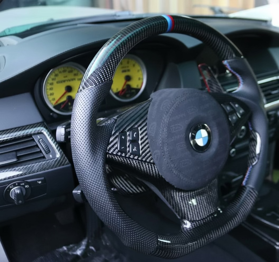 BMW E60 M5 + 6 Series Custom Carbon Fibre Steering Wheel