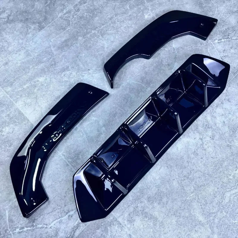 Seat Ibiza MK5 (2017-2021) - MAXTON Style Rear Diffuser + Side Fins