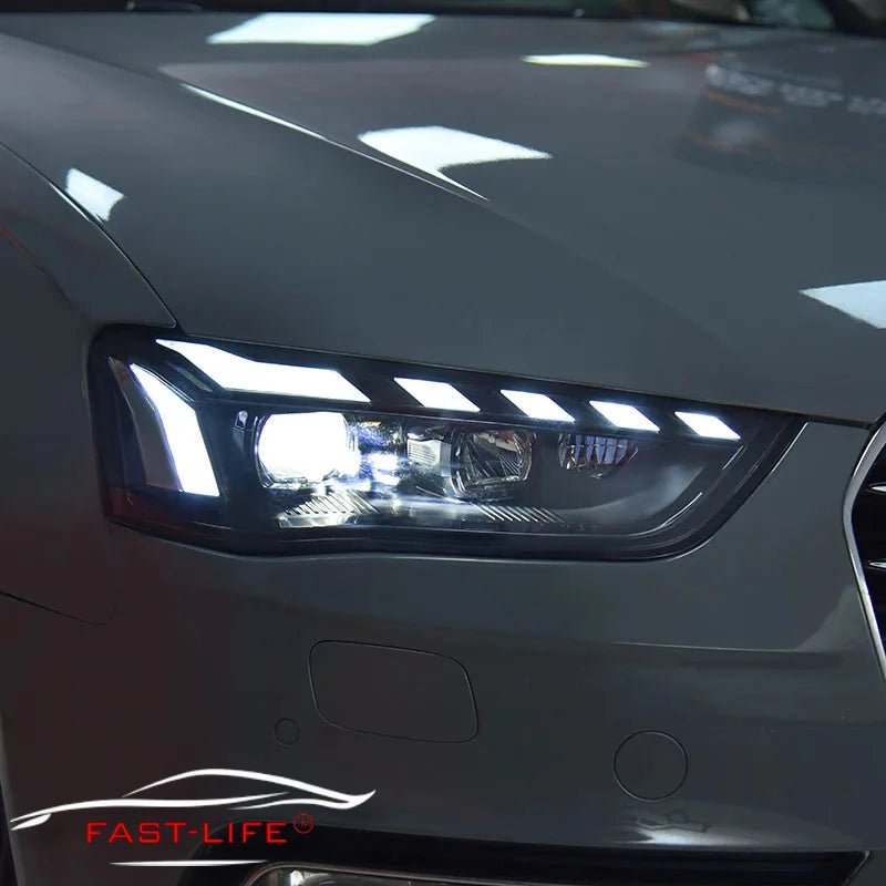 Audi A4 2013 - 2016 B8 RS4 Style LED Headlight Upgrade - Fast Life Customs