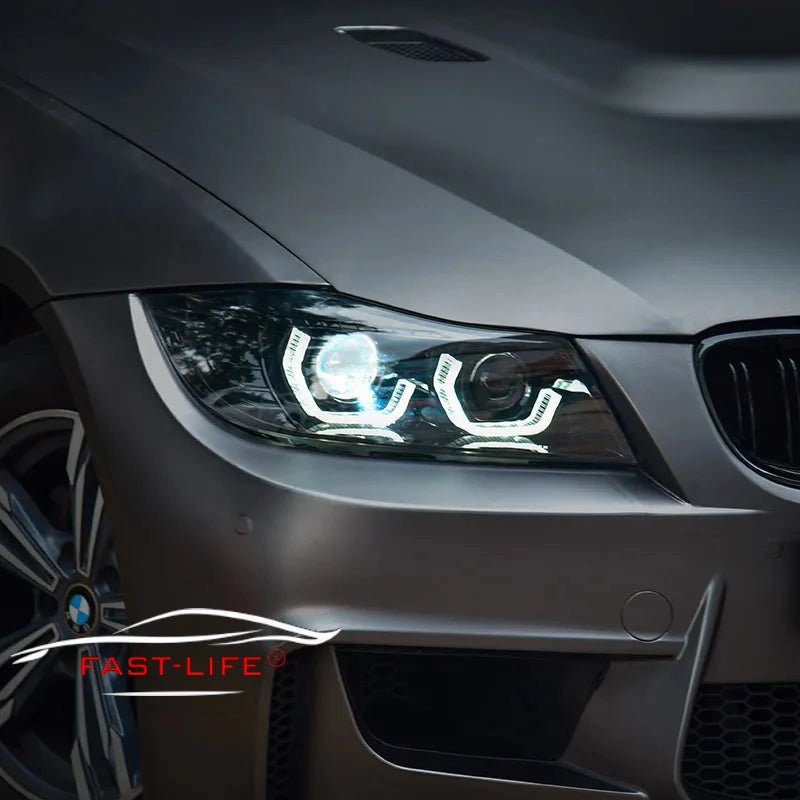 BMW 3 - Series E90 2005 - 2012 Halo Headlight Upgrade - Fast Life Customs