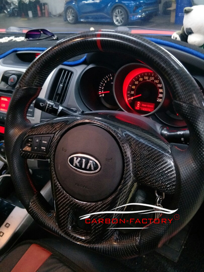 KIA Forte Custom Carbon Fibre Steering Wheel