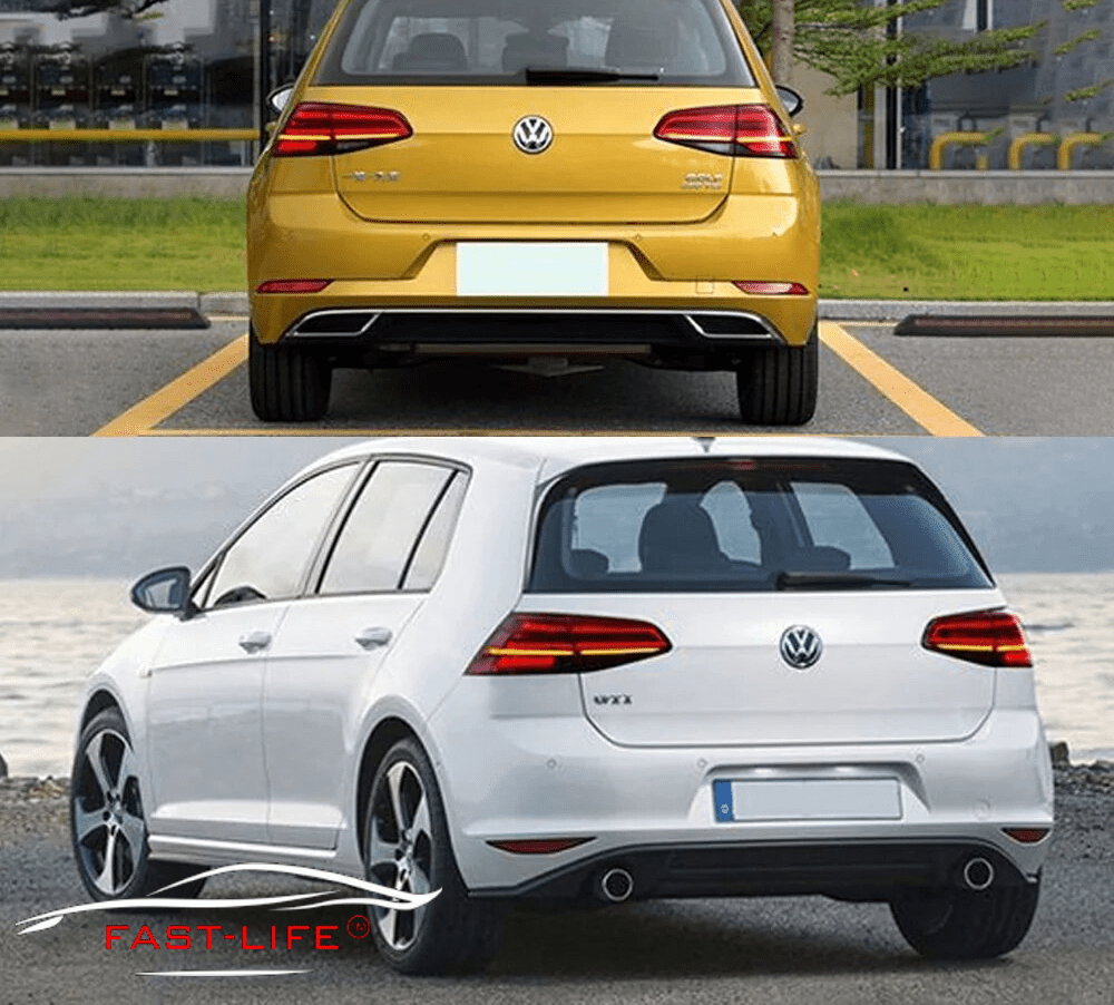 Volkswagen Golf MK7 + MK7.5 2013 - 2019 Golf R Style LED Rear Light Upgrade - Fast Life Customs