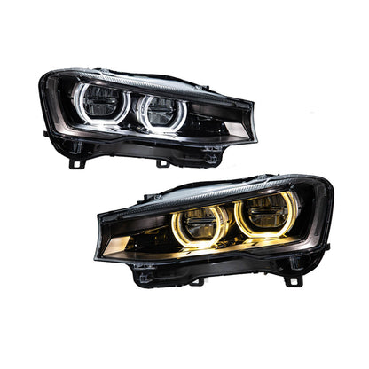 BMW X3 2014-2017 Dual Colour LED Headlight Upgrade