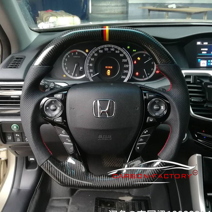 Honda Civic 9th Gen Custom Carbon Fibre Steering Wheel