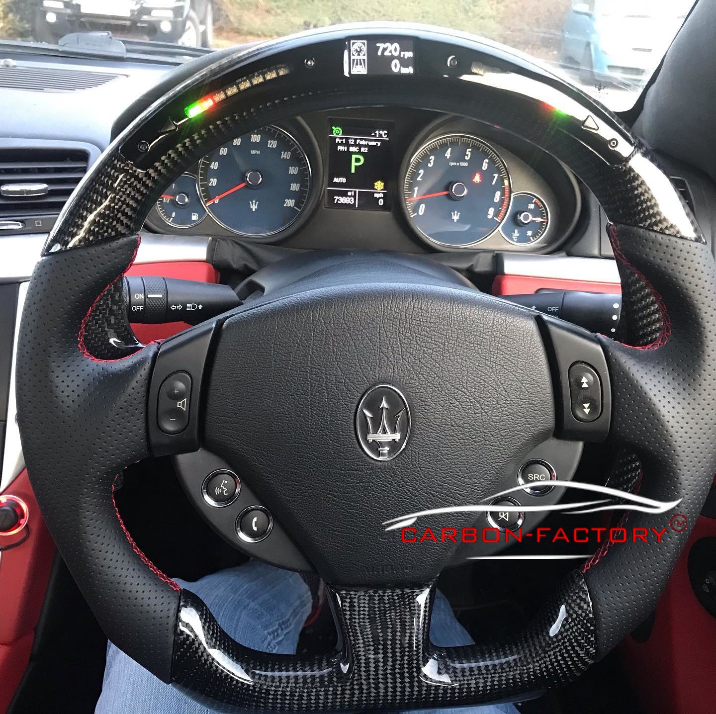 Maserati Granturismo Grancabrio 2007-2015 Custom Carbon Steering Wheel