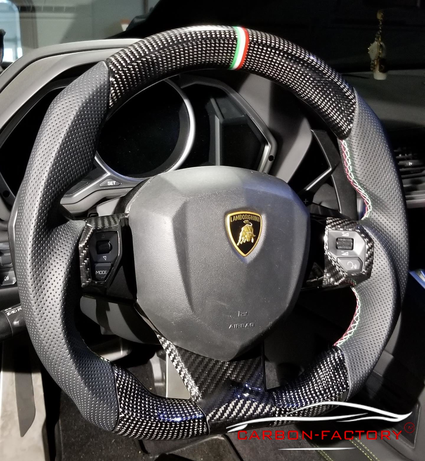 Lamborghini Aventador Custom Carbon Fibre Steering Wheel