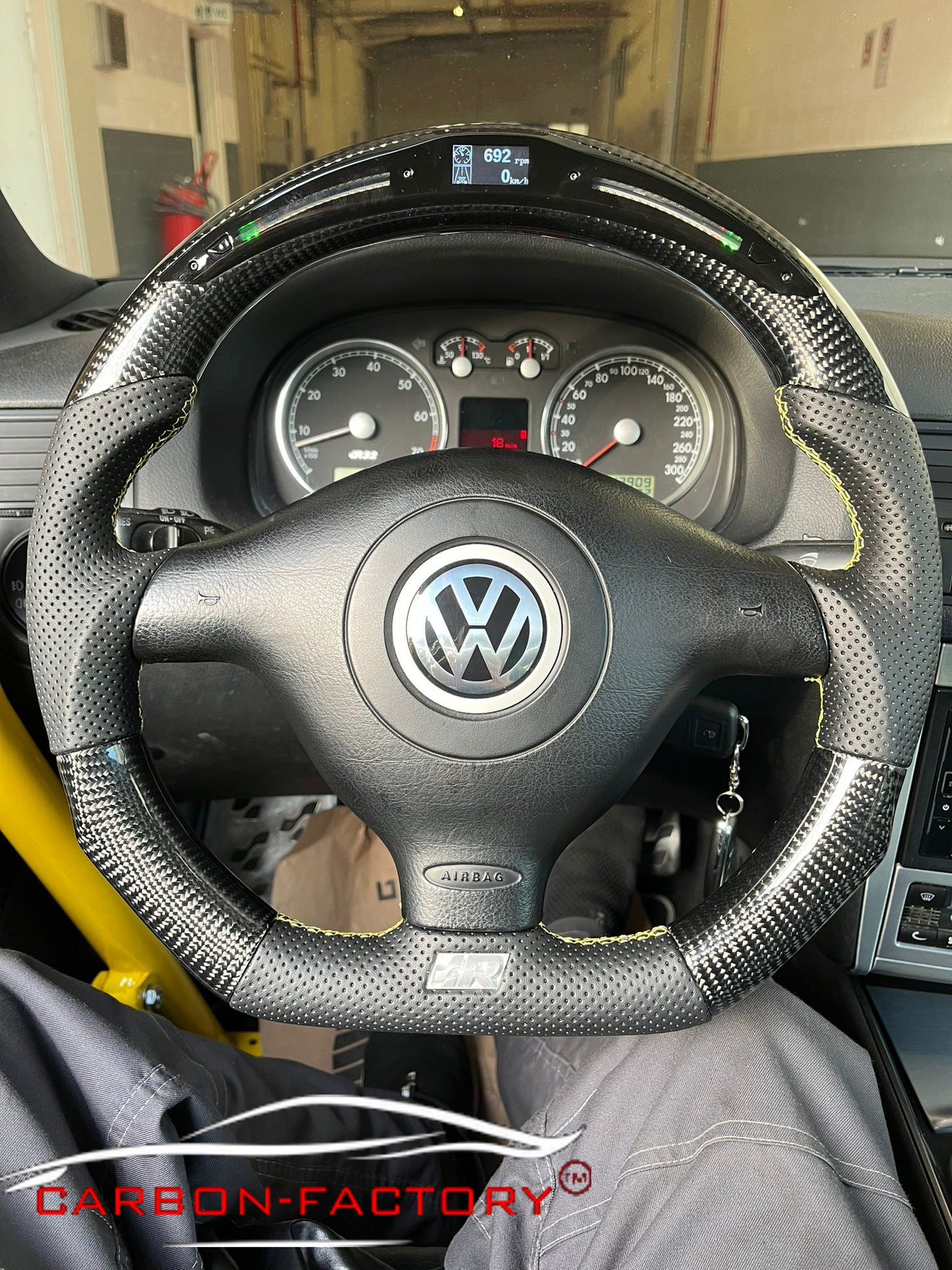 Volkswagen MK4 Golf Custom Carbon Fibre Steering Wheel