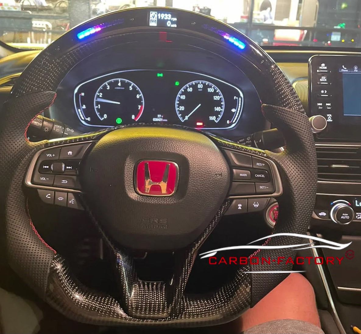 Honda Accord 2018-2022 Custom Carbon Fibre Steering Wheel