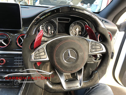 Mercedes A-Class W205 Custom Carbon Fibre Steering Wheel