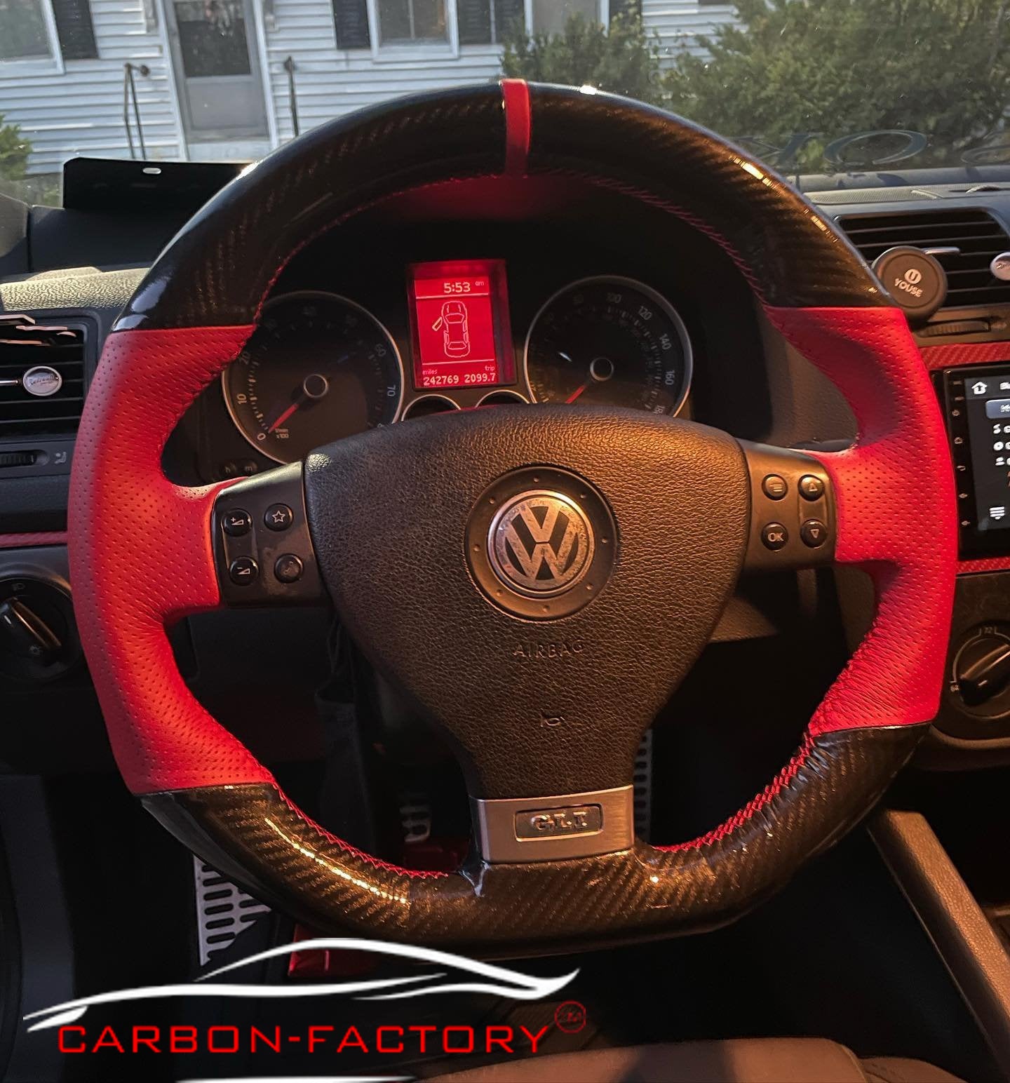 Volkswagen Mk5 Golf + More Custom Carbon Fibre Steering Wheel