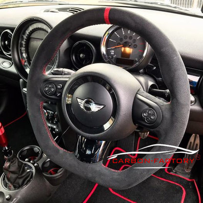 Mini Custom Carbon Fibre Steering Wheel