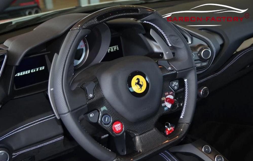 Ferrari Custom Carbon Fibre Steering Wheel