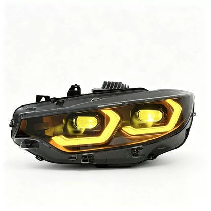 BMW 4-Series 2013-2020 LED Headlights with Dual Colour DRLs