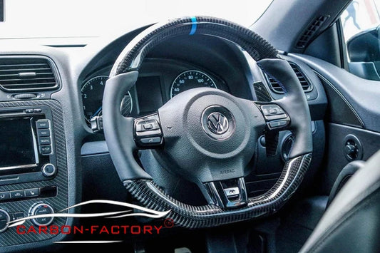 Volkswagen Golf Mk6 + More Custom Carbon Fibre Steering Wheel