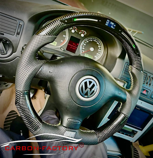 Volkswagen MK4 Golf Custom Carbon Fibre Steering Wheel