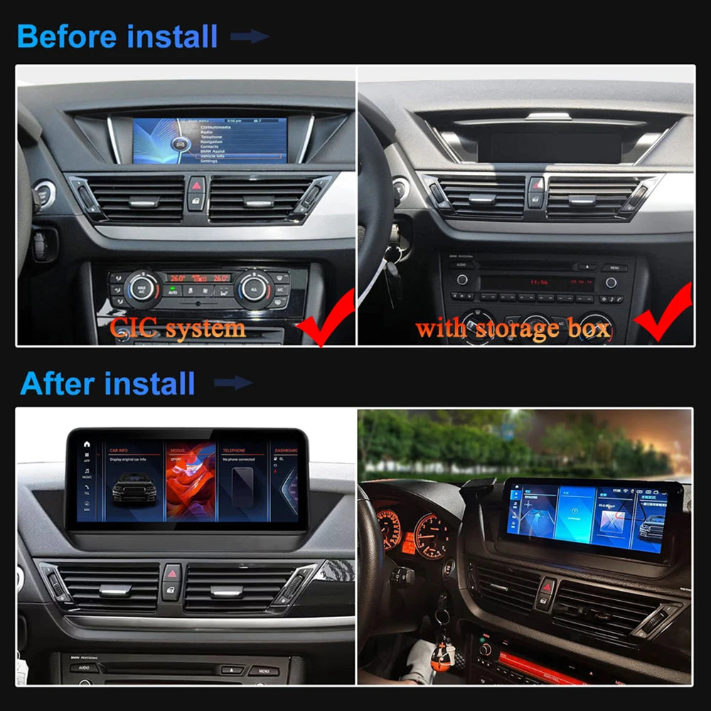 Apple CarPlay Screen For BMW X1 E84