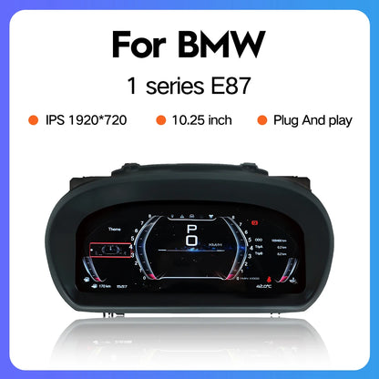 BMW 1 Series 2003-2013 E87 10.25 ''LCD Digital Dashboard 1