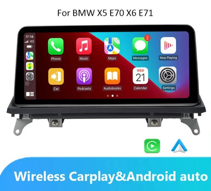 Apple CarPlay 10.25'' Screen for BMW X5 E70 X6 E71