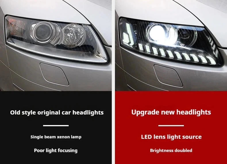 Audi A6 Headlights 2005-2011 A6L LED