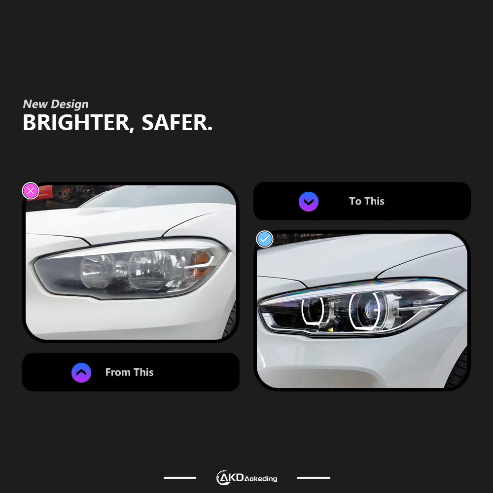 BMW 1 Series 2015-2018 LED Headlight Upgrade