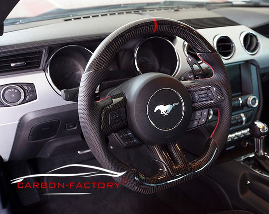 Ford Mustang 2019+ Custom Carbon Fibre Steering Wheel