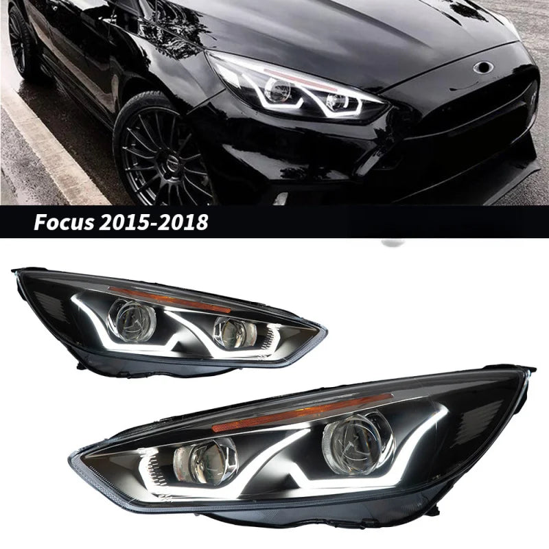 Ford Focus 2015-2018 LED Headlight Upgrade Fitment