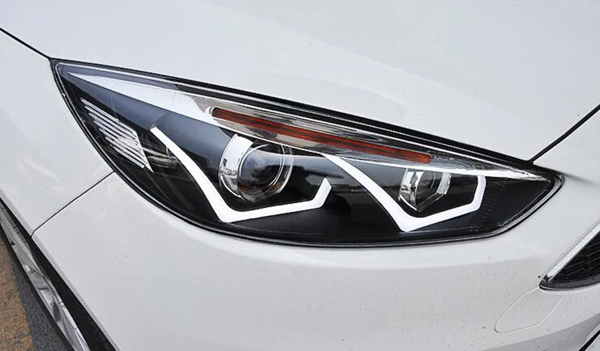 Ford Focus 2015-2018 LED Headlight Upgrade Installed