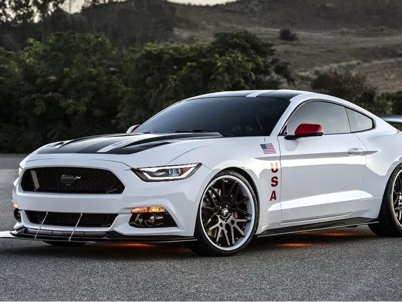 Ford Mustang 2015-2017 LED Headlight Upgrade Installed