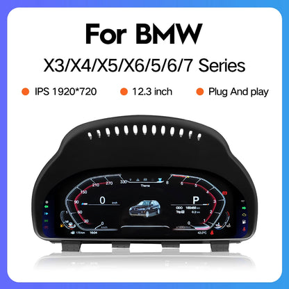 BMW X3  2011-2017 F25 12.3" LCD Digital Instrument Cluster