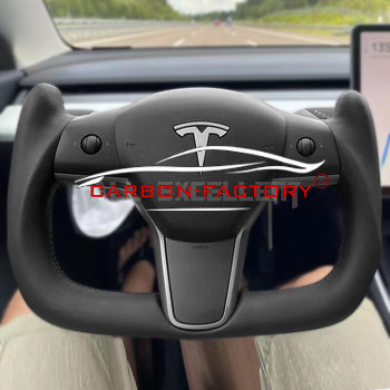 Tesla Model 3/Model Y 2017-2021 Custom Carbon Fibre Yoke Steering Wheel