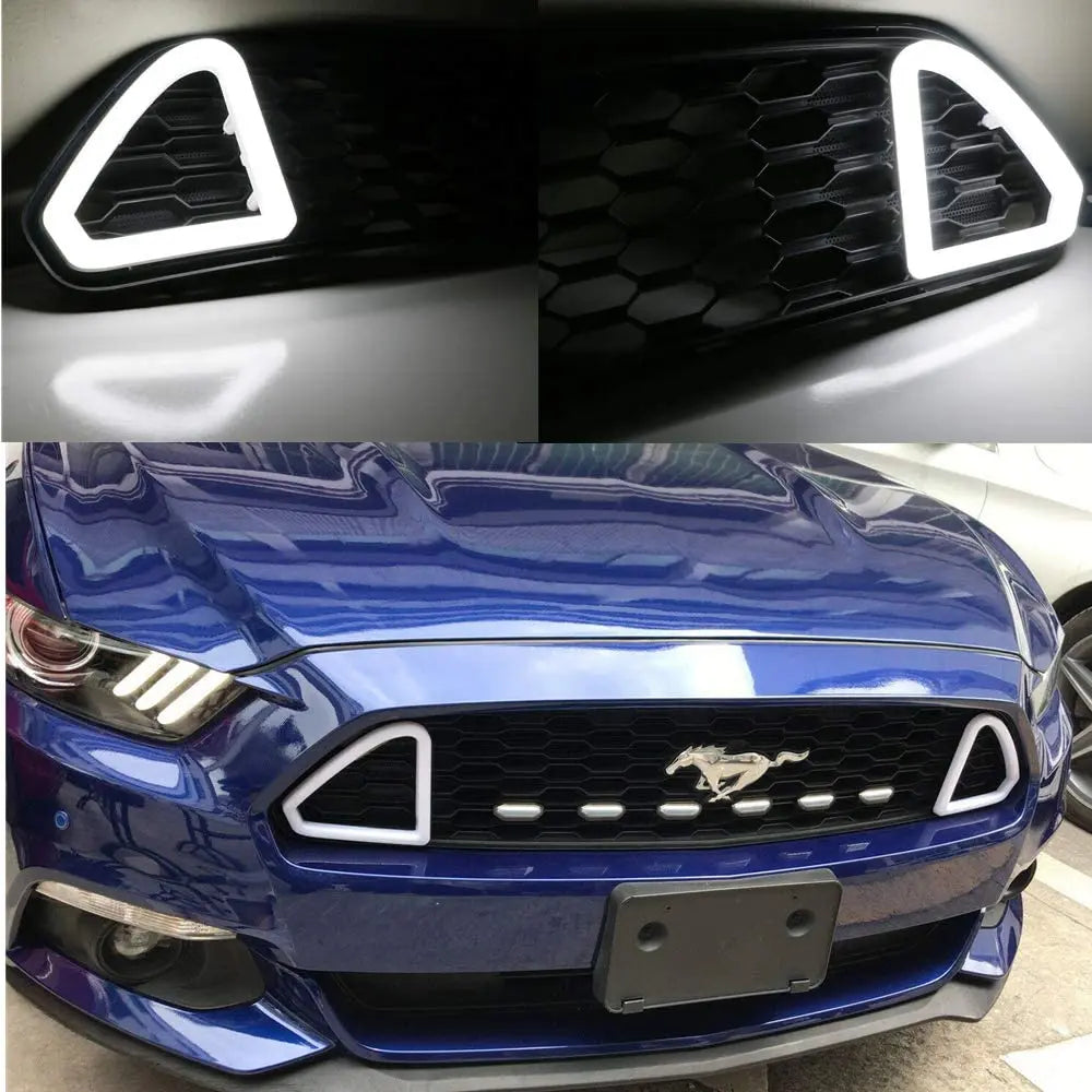 Ford Mustang 2015-2017 LED Front Grill DRL