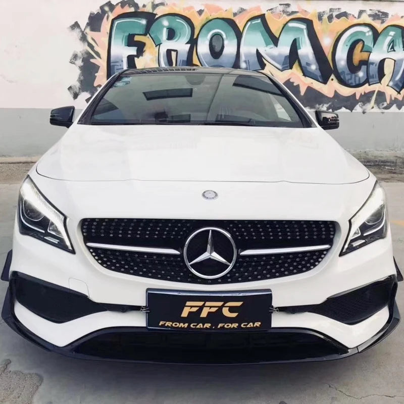 CLA45 Style Front Bumper Canards for Mercedes Benz CLA 2016-2019 (Facelift)