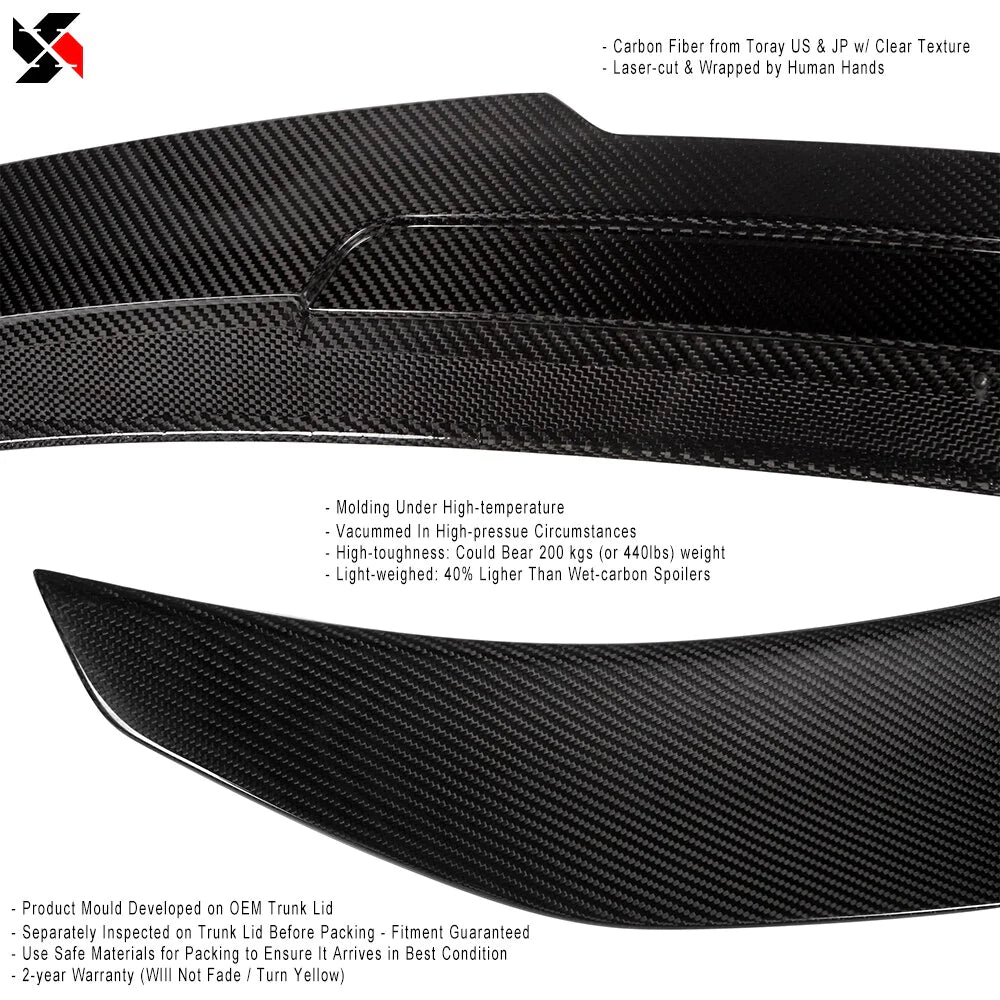 BMW F22 2-Series Dry Carbon Rear Trunk Spoiler