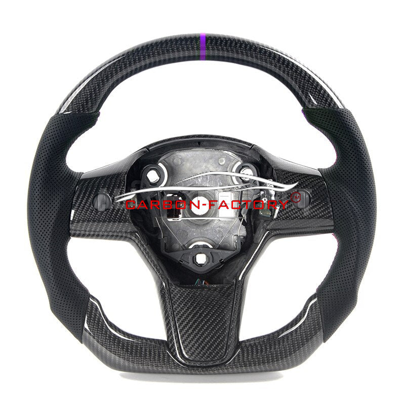 Tesla Model 3 2017-2021 Custom Carbon Fibre Steering Wheel