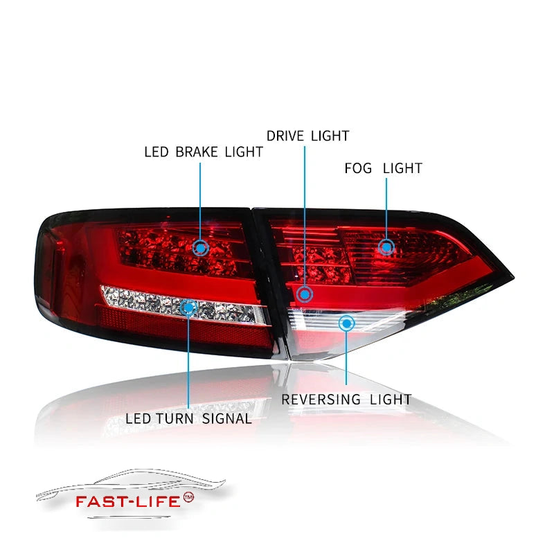 Audi A4 2009-2012 B8 LED Rear Light Upgrade