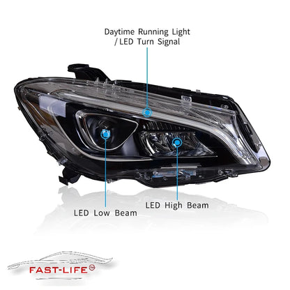 Mercedes Benz CLA W176 2014-2018 LED Headlight Upgrade