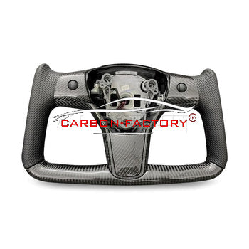 Tesla Model 3/Model Y 2017-2021 Custom Carbon Fibre Yoke Steering Wheel