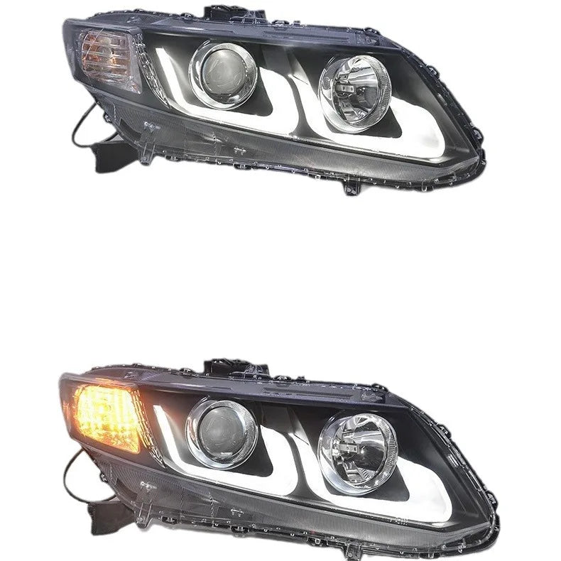 Honda Civic 9th 9.5th 2012-2015 LED DRL Head Light 