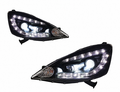 Honda Jazz 2008-2010 headlight upgrade 
