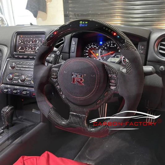 Nissan GT-R35 Pre-Facelift Custom Carbon Steering Wheel