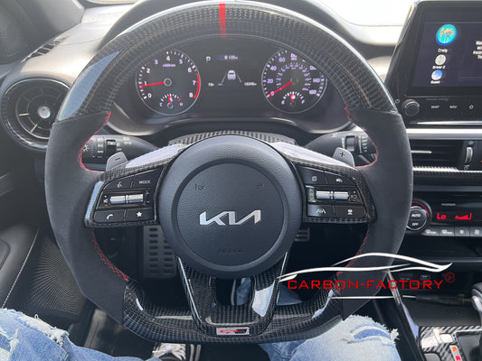 KIA Forte Custom Carbon Fibre Steering Wheel