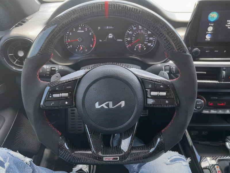 KIA Forte Custom Carbon Fibre Steering Wheel
