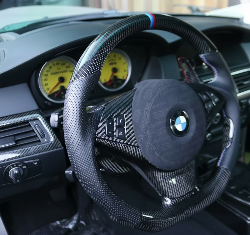 BMW E60 M5 + 6 Series Custom Carbon Fibre Steering Wheel