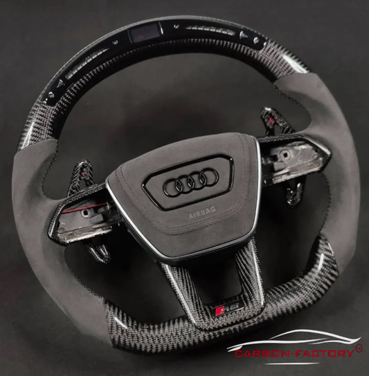 Audi A6/A7 C8 Custom Carbon Fibre Steering Wheel