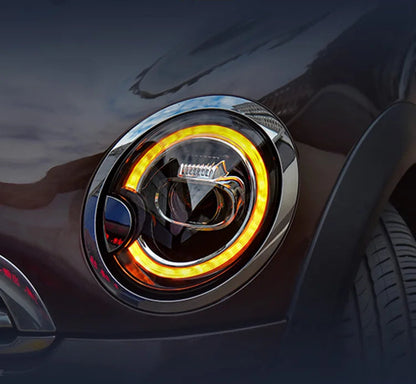 Fast Life Customs LED headlights displaying the Indicator