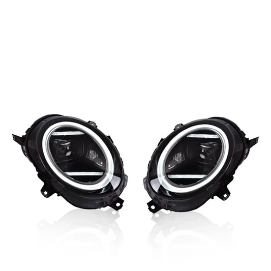 Fast Life's Mini Cooper 2014-2021 LED Headlight Upgrade on white background