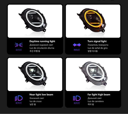 Mini cooper headlight upgrade functions