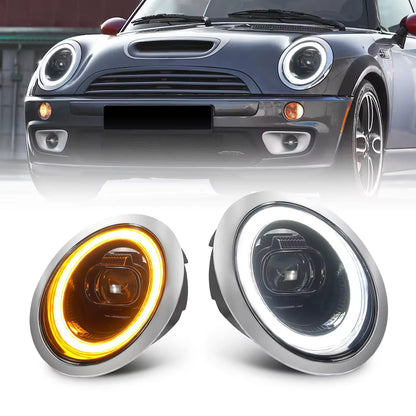 Mini Cooper R50/R53 LED Headlight Upgrade on a Mini