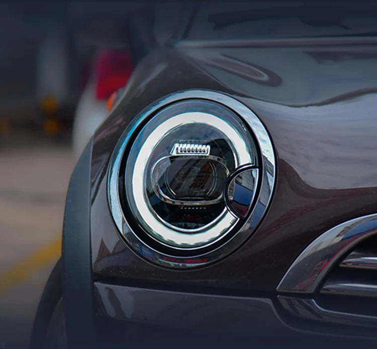 Fast Life LED Headlight Upgrade installed on this Mini Cooper